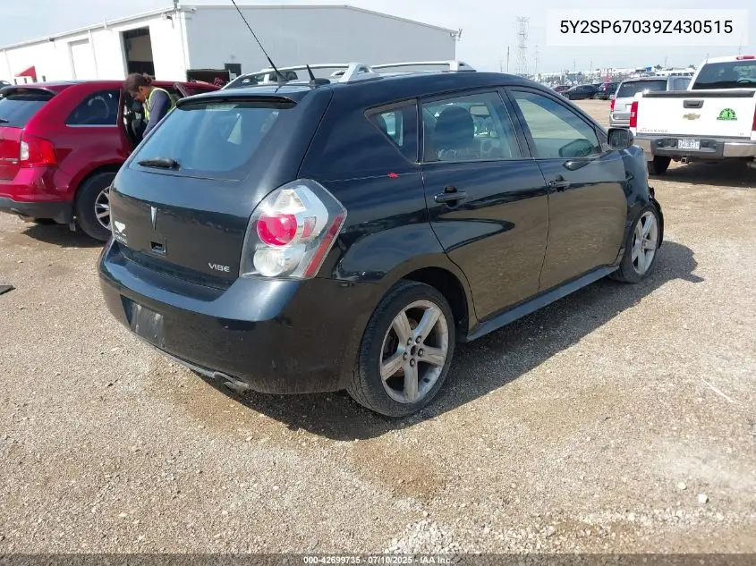 2009 Pontiac Vibe VIN: 5Y2SP67039Z430515 Lot: 42699735