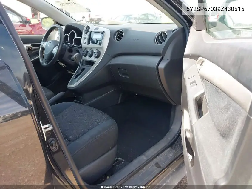 2009 Pontiac Vibe VIN: 5Y2SP67039Z430515 Lot: 42699735