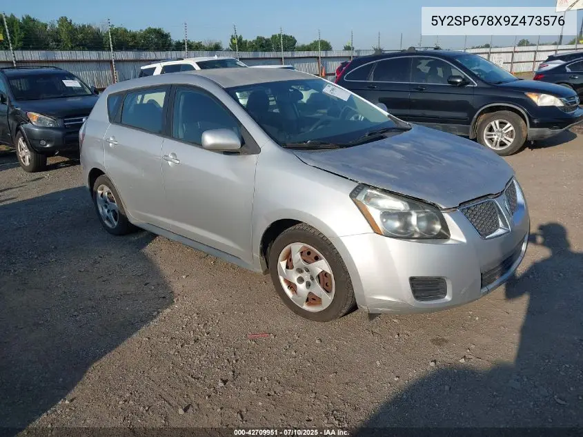 2009 Pontiac Vibe VIN: 5Y2SP678X9Z473576 Lot: 42709951