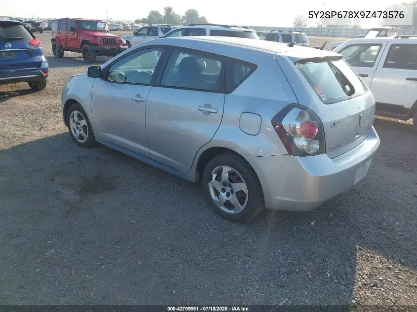 2009 Pontiac Vibe VIN: 5Y2SP678X9Z473576 Lot: 42709951