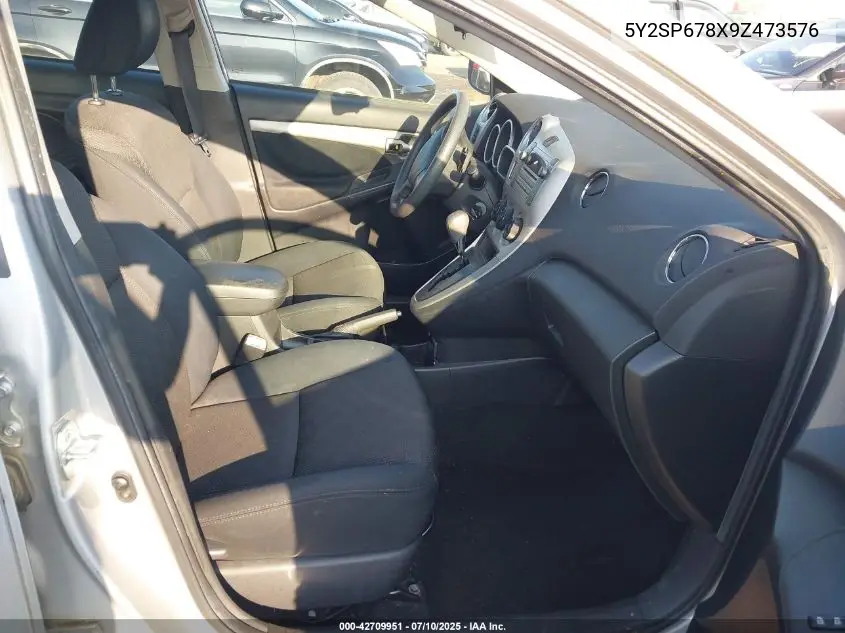 2009 Pontiac Vibe VIN: 5Y2SP678X9Z473576 Lot: 42709951