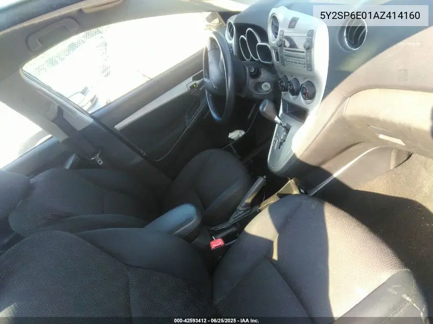 5y2sp6e01az414160 5Y2SP6E01AZ414160 2010 Pontiac Vibe