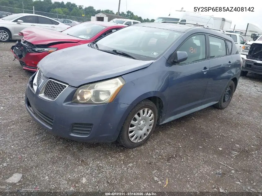 5y2sp6e85az408142 5Y2SP6E85AZ408142 2010 Pontiac Vibe