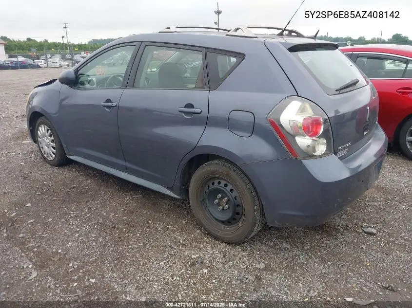 5y2sp6e85az408142 5Y2SP6E85AZ408142 2010 Pontiac Vibe
