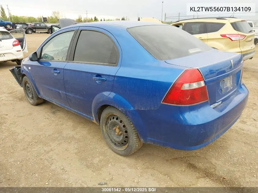 2007 Pontiac Wave Lt VIN: KL2TW55607B134109 Lot: 30061542
