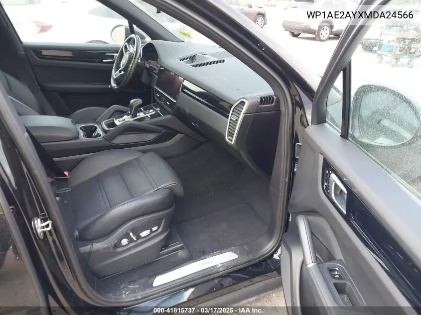2021 Porsche Cayenne E-Hybrid VIN: WP1AE2AYXMDA24566 Lot: 41815737