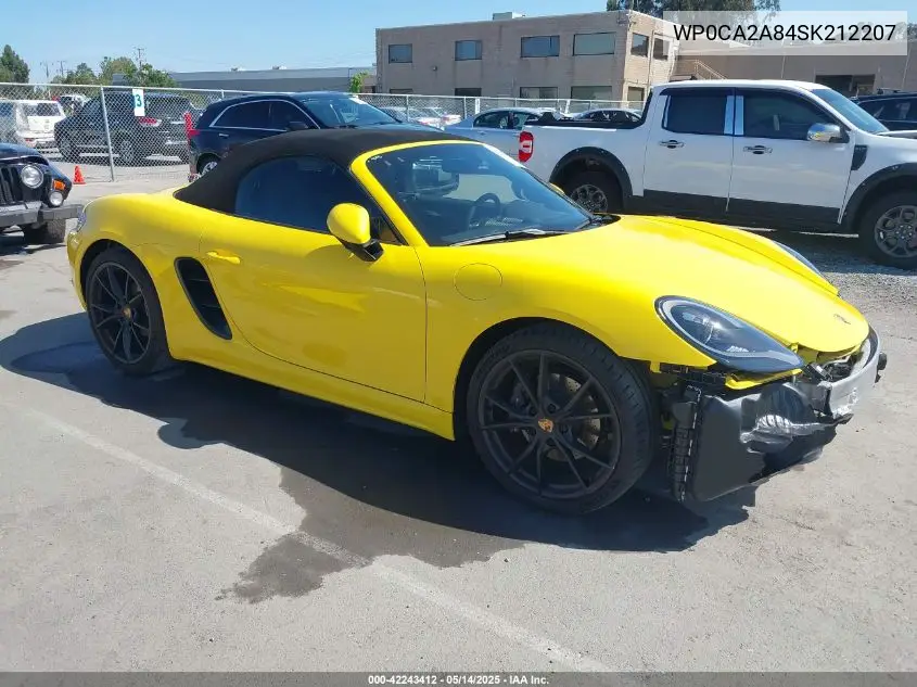 2025 Porsche 718 Boxster Style Edition VIN: WP0CA2A84SK212207 Lot: 42243412
