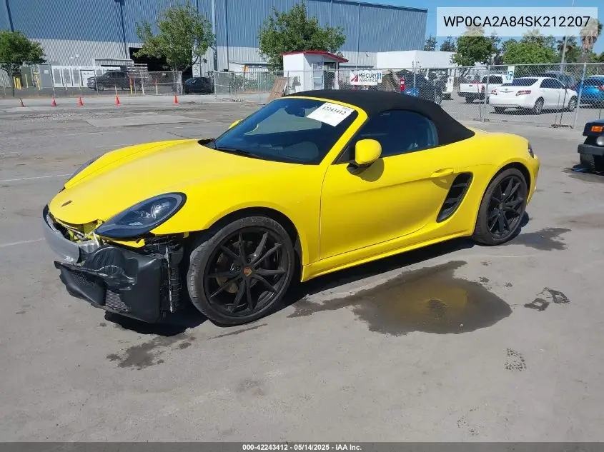 2025 Porsche 718 Boxster Style Edition VIN: WP0CA2A84SK212207 Lot: 42243412