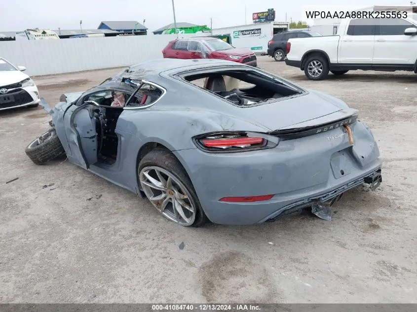 2024 Porsche 718 Cayman Style Edition VIN: WP0AA2A88RK255563 Lot: 41084740