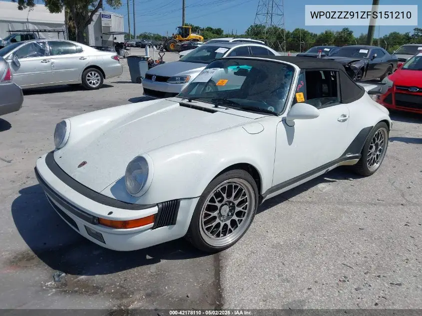 1985 Porsche 911 Carrera VIN: WP0ZZZ91ZFS151210 Lot: 42178110
