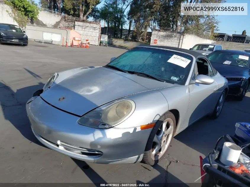 1999 Porsche 911 Carrera/Carrera 4 VIN: WP0CA2999XS652816 Lot: 41975822