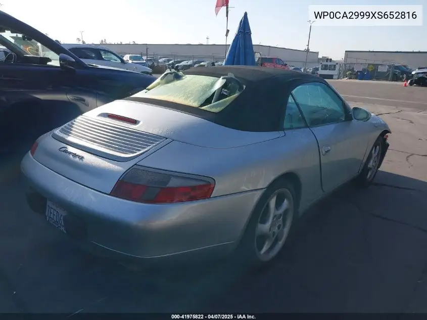 1999 Porsche 911 Carrera/Carrera 4 VIN: WP0CA2999XS652816 Lot: 41975822