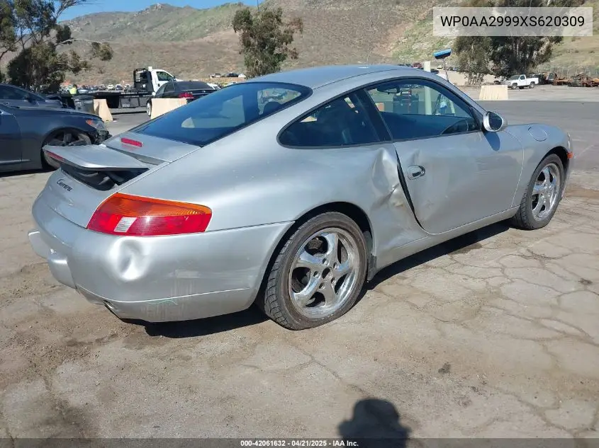 1999 Porsche 911 Carrera/Carrera 4/Carrera Tiptronic VIN: WP0AA2999XS620309 Lot: 42061632