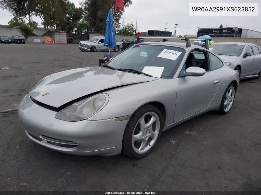 1999 Porsche 911 Carrera/Carrera 4/Carrera Tiptronic VIN: WP0AA2991XS623852 Lot: 42207441
