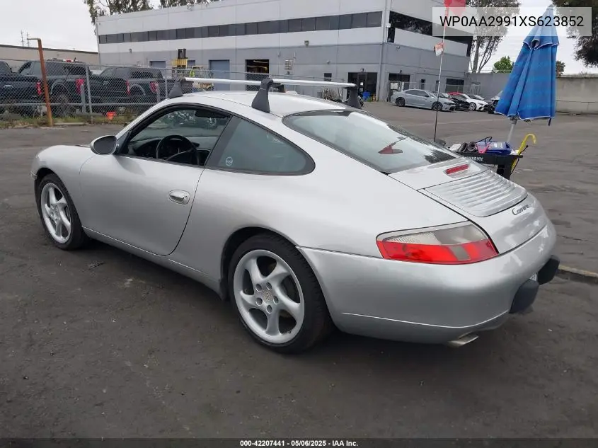 1999 Porsche 911 Carrera/Carrera 4/Carrera Tiptronic VIN: WP0AA2991XS623852 Lot: 42207441