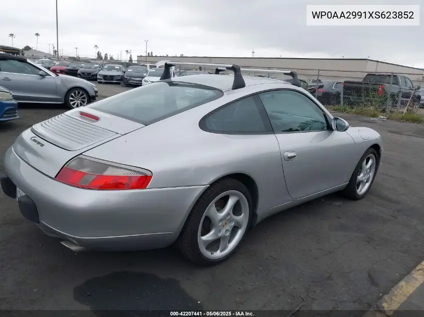 1999 Porsche 911 Carrera/Carrera 4/Carrera Tiptronic VIN: WP0AA2991XS623852 Lot: 42207441