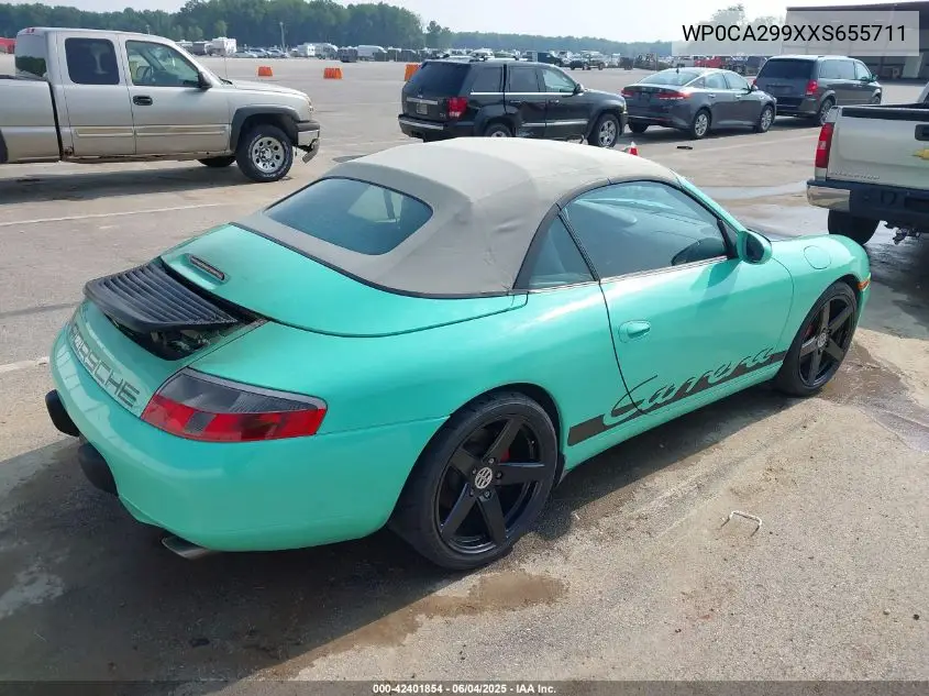1999 Porsche 911 Carrera/Carrera (A5)/Carrera 4 VIN: WP0CA299XXS655711 Lot: 42401854