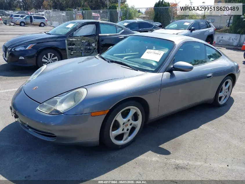 2001 Porsche 911 Carrera/Carrera 4 VIN: WP0AA29951S620489 Lot: 42171664