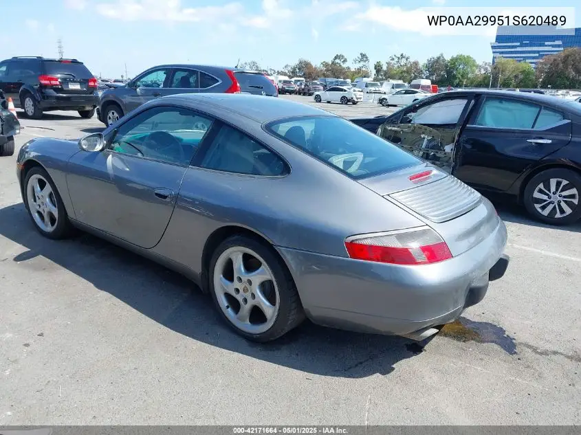 2001 Porsche 911 Carrera/Carrera 4 VIN: WP0AA29951S620489 Lot: 42171664