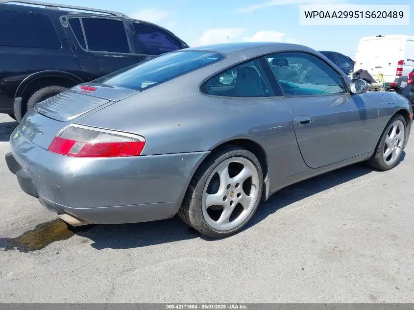 2001 Porsche 911 Carrera/Carrera 4 VIN: WP0AA29951S620489 Lot: 42171664