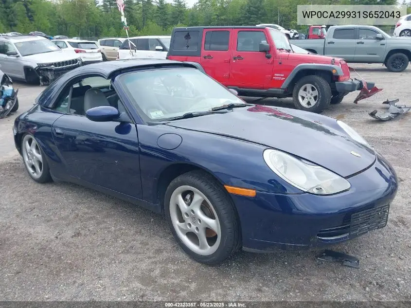 2001 Porsche 911 Carrera/Carrera 4 VIN: WP0CA29931S652043 Lot: 42323357
