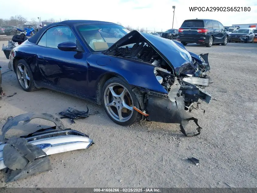 2002 Porsche 911 Carrera/Carrera 4 VIN: WP0CA29902S652180 Lot: 41656266