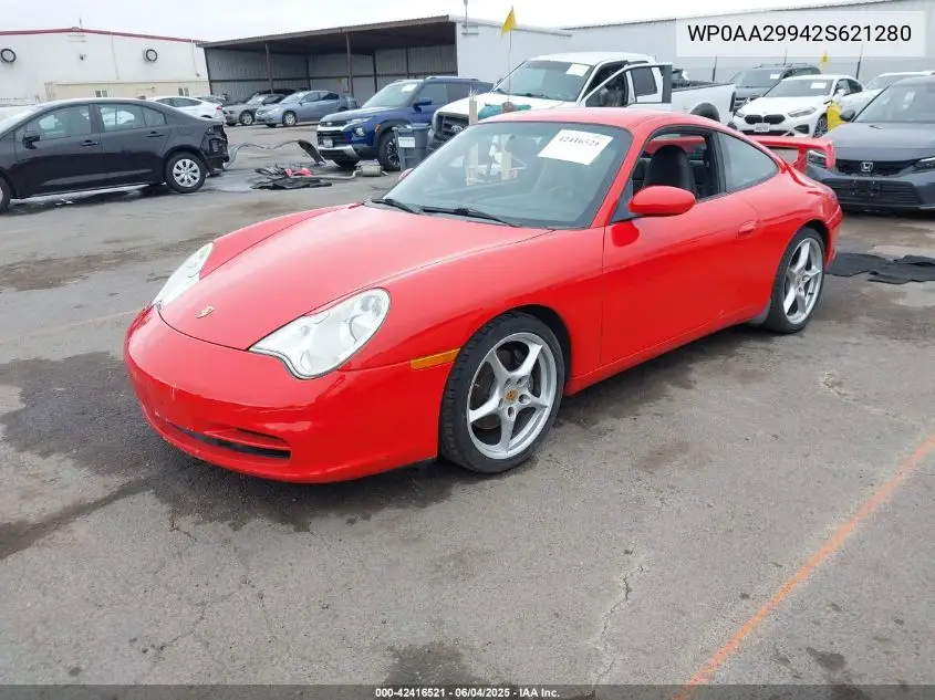 2002 Porsche 911 Carrera 4S/Turbo VIN: WP0AA29942S621280 Lot: 42416521