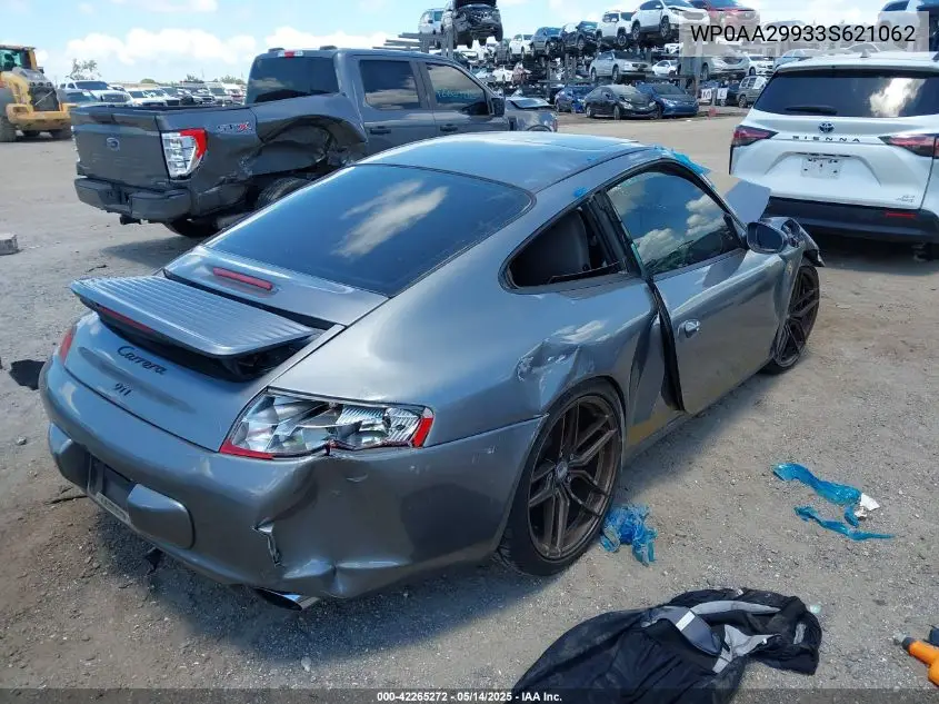 2003 Porsche 911 Carrera/Carrera 4S VIN: WP0AA29933S621062 Lot: 42265272