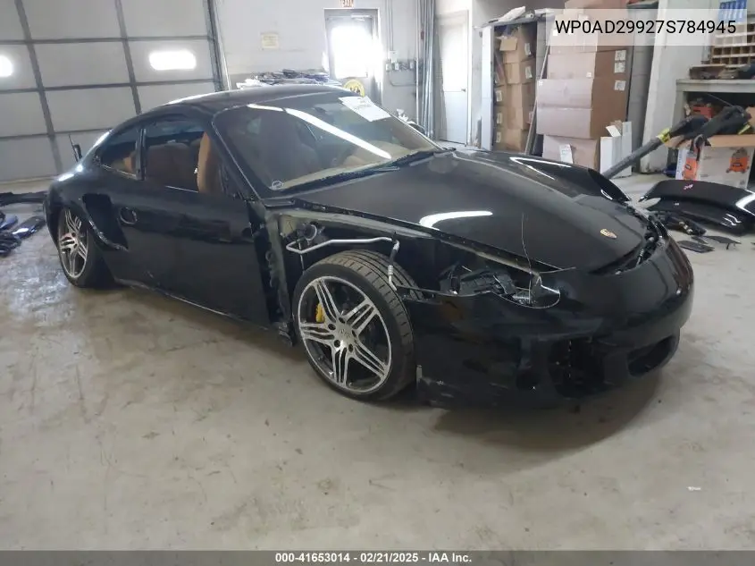 2007 Porsche 911 Turbo VIN: WP0AD29927S784945 Lot: 41653014