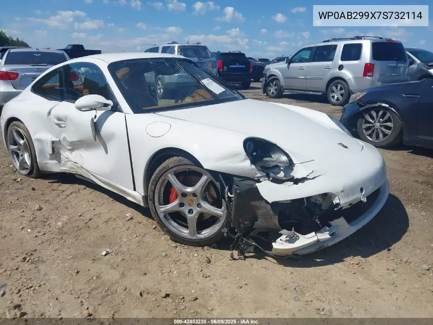 2007 Porsche 911 Carrera 4S/Carrera S VIN: WP0AB299X7S732114 Lot: 42453230