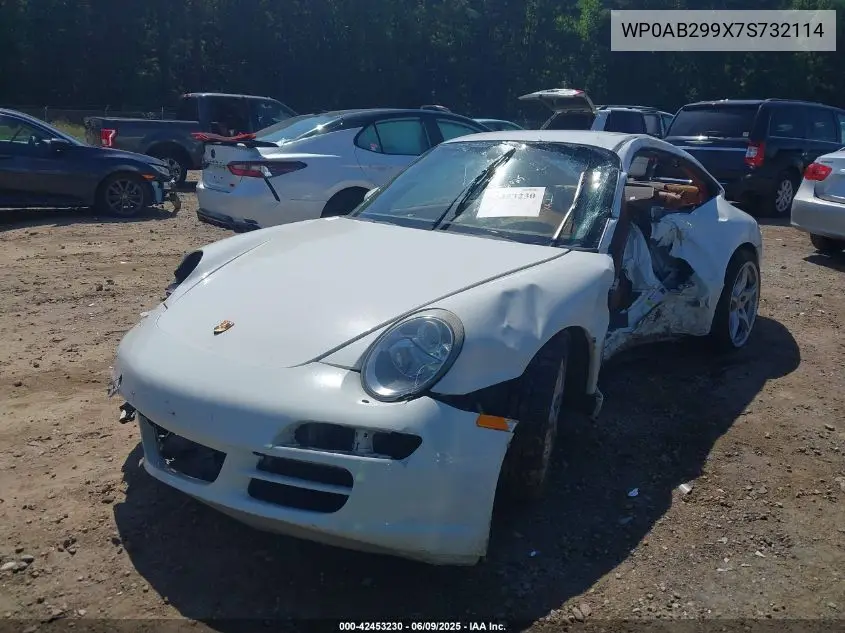 2007 Porsche 911 Carrera 4S/Carrera S VIN: WP0AB299X7S732114 Lot: 42453230