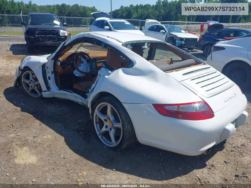 2007 Porsche 911 Carrera 4S/Carrera S VIN: WP0AB299X7S732114 Lot: 42453230