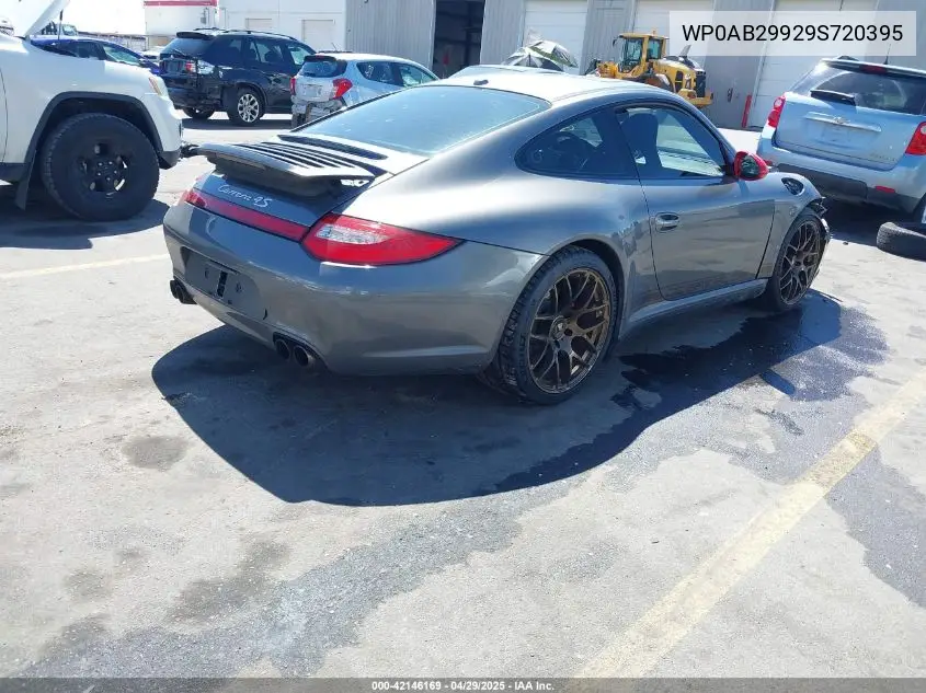 2009 Porsche 911 Carrera 4S VIN: WP0AB29929S720395 Lot: 42146169