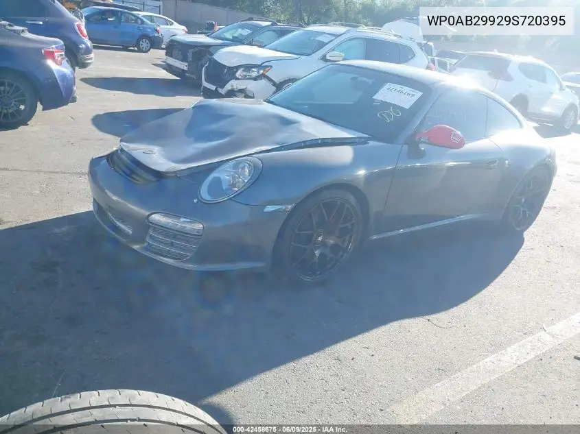 2009 Porsche 911 Carrera 4S VIN: WP0AB29929S720395 Lot: 42458675