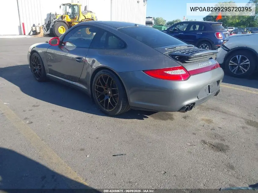 2009 Porsche 911 Carrera 4S VIN: WP0AB29929S720395 Lot: 42458675