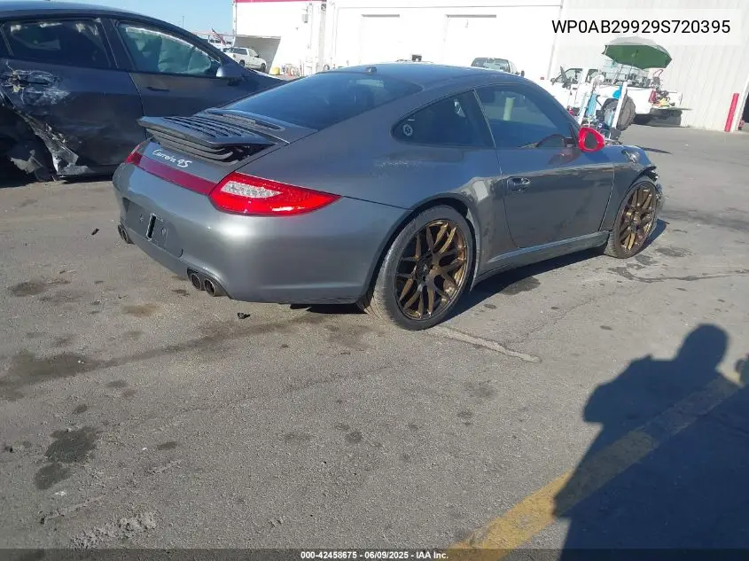 2009 Porsche 911 Carrera 4S VIN: WP0AB29929S720395 Lot: 42458675