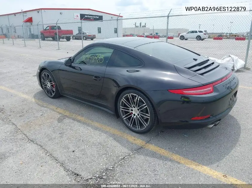 2014 Porsche 911 Carrera 4S VIN: WP0AB2A96ES122879 Lot: 42446953