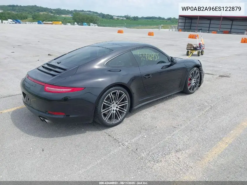 2014 Porsche 911 Carrera 4S VIN: WP0AB2A96ES122879 Lot: 42446953