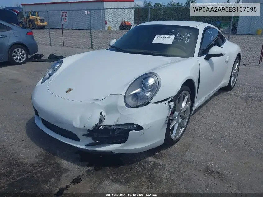 2014 Porsche 911 Carrera/Carrera 4 VIN: WP0AA2A95ES107695 Lot: 42498947
