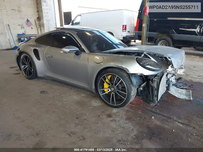 2022 Porsche 911 Turbo/Turbo S VIN: WP0AD2A95NS255711 Lot: 41791455