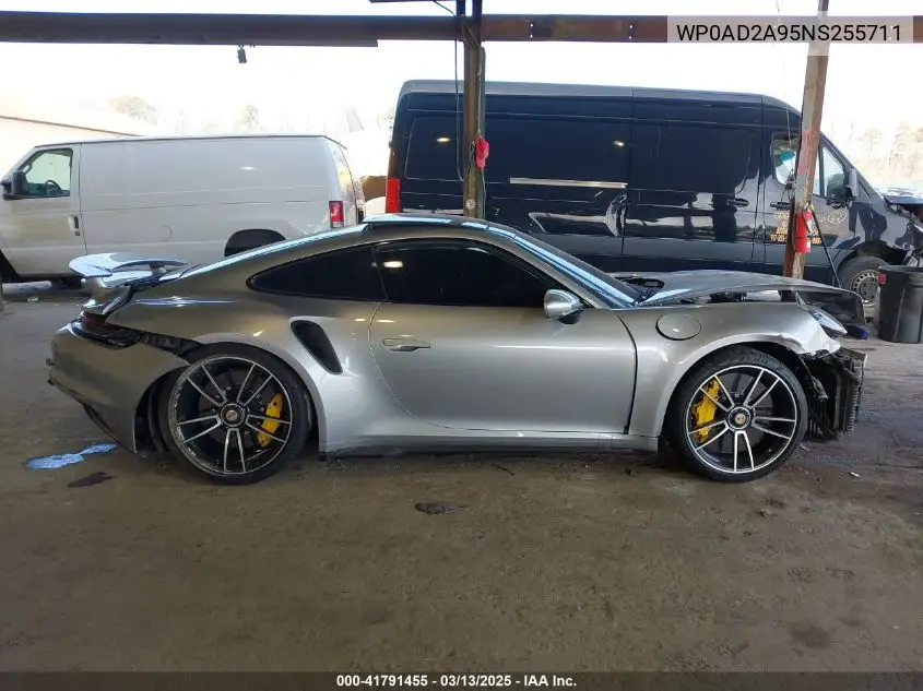 2022 Porsche 911 Turbo/Turbo S VIN: WP0AD2A95NS255711 Lot: 41791455