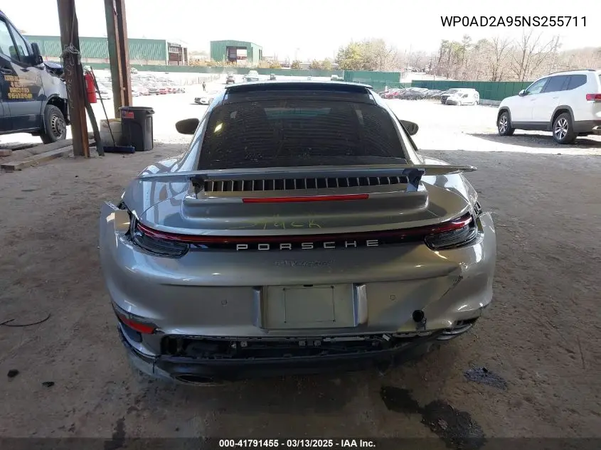 2022 Porsche 911 Turbo/Turbo S VIN: WP0AD2A95NS255711 Lot: 41791455