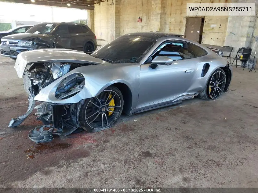 2022 Porsche 911 Turbo/Turbo S VIN: WP0AD2A95NS255711 Lot: 41791455