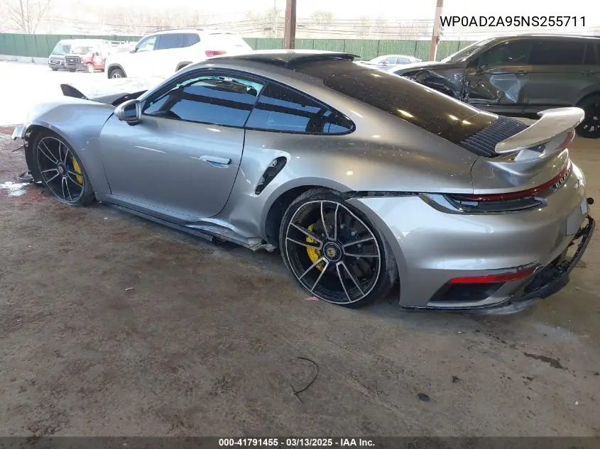 2022 Porsche 911 Turbo/Turbo S VIN: WP0AD2A95NS255711 Lot: 41791455
