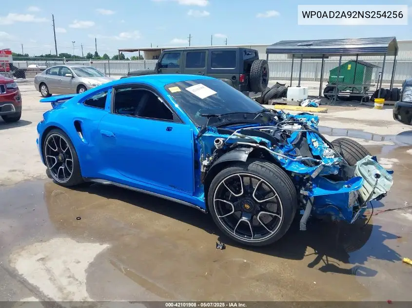 2022 Porsche 911 Turbo/Turbo S VIN: WP0AD2A92NS254256 Lot: 42101908