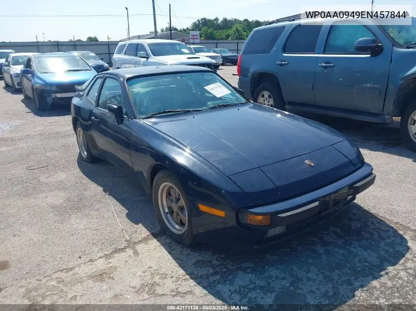 1984 Porsche 944 VIN: WP0AA0949EN457844 Lot: 42171136