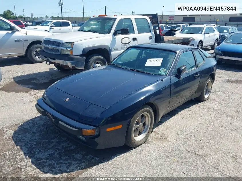 1984 Porsche 944 VIN: WP0AA0949EN457844 Lot: 42171136