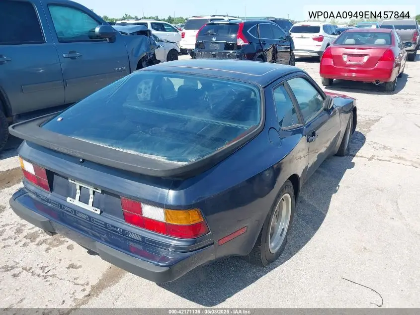 1984 Porsche 944 VIN: WP0AA0949EN457844 Lot: 42171136