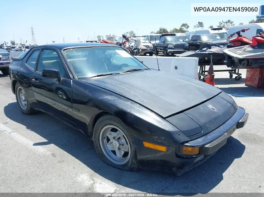 1984 Porsche 944 VIN: WP0AA0947EN459060 Lot: 42215176