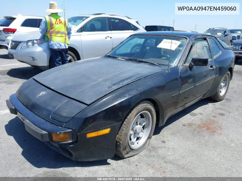 1984 Porsche 944 VIN: WP0AA0947EN459060 Lot: 42215176